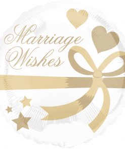 Folienballon Hochzeitswünsche - Marriage Wishes