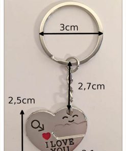 Schlüsselanhänger Herz mit Schlüssel - Zeigen Sie nicht nur zu Valentinstag Ihrem Partner Ihre Verbundenheit auf ganz besondere Weise. kleiner Liebesbeweis