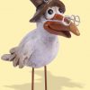 Deko Vogel Kiki mit Zylinder | Sehr schön anzusehender Deko Vogel mit Brille und Zylinder. Hört auf den Namen Kiki und lässt alle Vogelliebhaber strahlen.