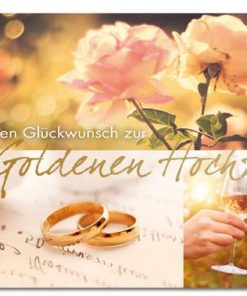 Gutscheinbuch Herzlichen Glückwunsch zur Goldenen Hochzeit | Brunnen Verlag