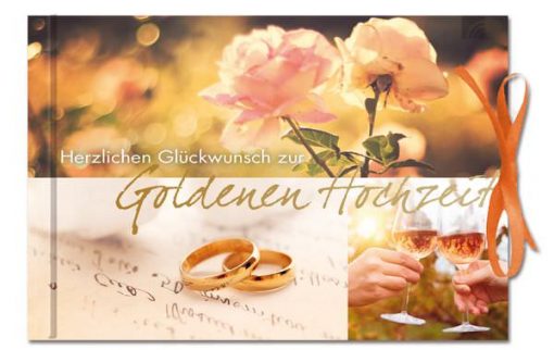 Gutscheinbuch Herzlichen Glückwunsch zur Goldenen Hochzeit | Brunnen Verlag