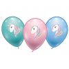 Einhorn Luftballon 6er Set Ø 28-30 cm Kinder Geburtstag Helium geeignet Pastell